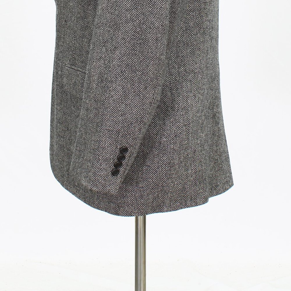 Lands' End 42R Gray HB 2-Button Sport Coat Blazer Jacket O924 - Picture 6 of 11